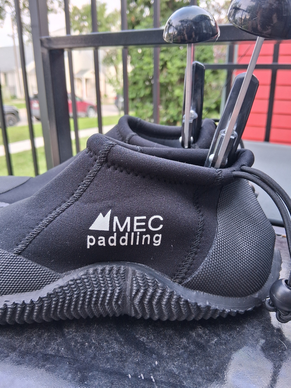 MEC Black Paddling Neoprene Water Shoes